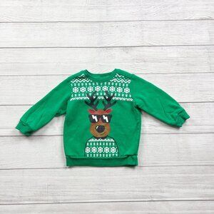 Carter’s Holiday Reindeer Graphic Crewneck